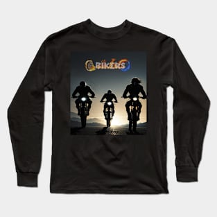 Bikers at sunset Long Sleeve T-Shirt